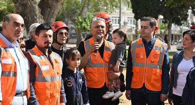 Afet tahliye tatbikatı başarıyla sonuçlandı