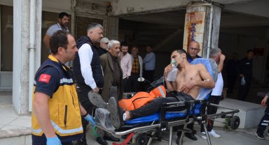 Baba ile oğlu birbirine girdi