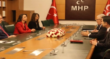 DEM Parti heyeti, MHP heyeti ile bir araya geldi