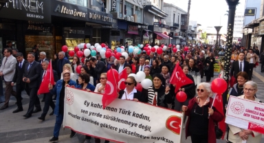 Dünya Kadınlar Günü’ne özel yürüyüş düzenlendi