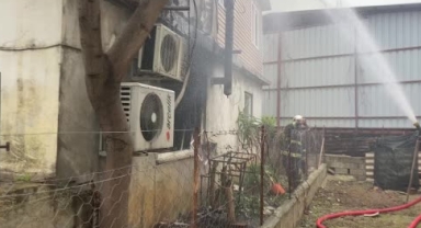 Felçli kadın yangında hayatını kaybetti