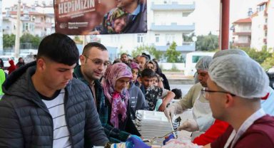 Ilıca'da iftar çadırı kuruldu