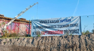 Karayolları başlattı, belediyeye eleştiri yağdı