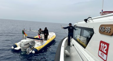 Kaş'ta düzensiz göçmen operasyonu
