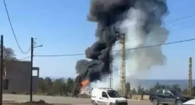 Lübnan'da gaz tankeri patladı: 4 ölü