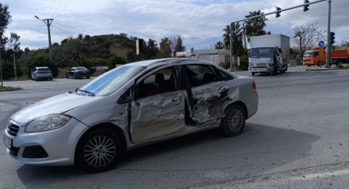 Manavgat'ta zincirleme kaza
