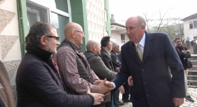 Muharrem İnce, bayram namazını Yalova’daki köyünde kıldı
