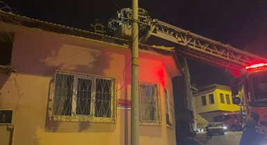 Müstakil evde yangın
