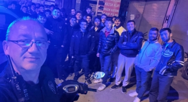 Önce uyarı, sonra selfie