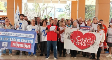 'Sağlıkçılar iş bıraktı'