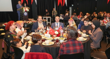 Şehit aileleri ve gazilere iftar