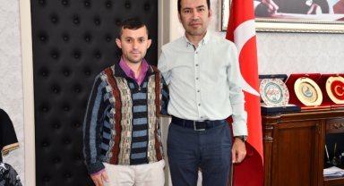 Tedavi gördüğü hastaneye bağışta bulundu