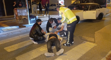 Yaya geçidinde kaza: 1 yaralı