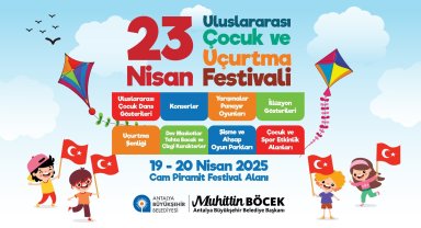 23 Nisan'da coşku dolu program