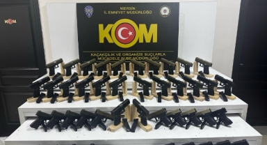44 tabanca ele geçirildi