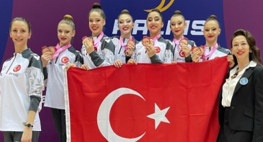 Antalyasporlu milli cimnastikçilerden 4 bronz madalya