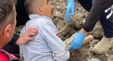 Bacağını çapa makinesine kaptırdı