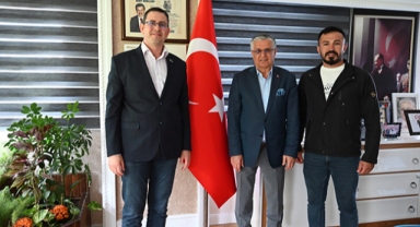Başkan Topaloğlu'na ziyaret