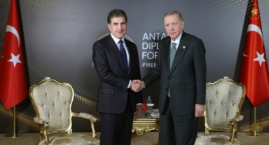 Cumhurbaşkanı Erdoğan, IKYB Başkanı Barzani’yi kabul etti