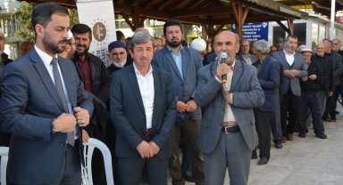 Hacı adaylarına uğurlama töreni