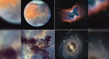 Hubble Uzay Teleskobu dört fotoğraf paylaştı