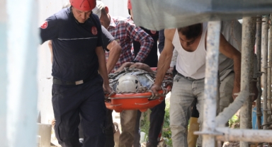 Jeneratör odasına düşen işçi yaralandı