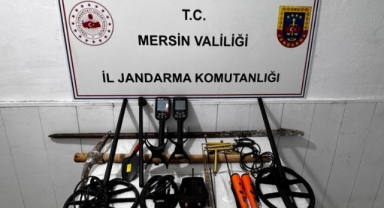 Kaçak kazı yapan 4 şüpheli yakalandı
