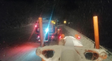 Kar kalınlığı 10 santimetreye ulaştı