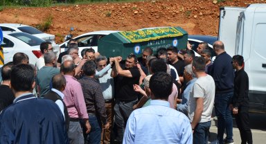 Kaza yapan mühendis toprağa verildi