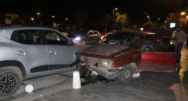 Kaza yapınca yakalandı