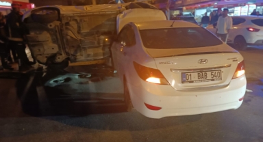 Kazada şans eseri yaralanan olmadı