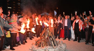 Kumluca'da 'Yörük Ateşi' yandı