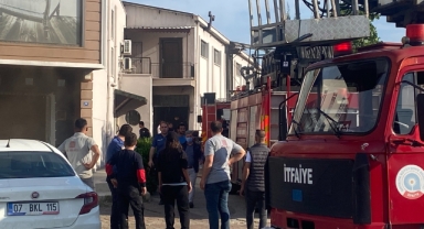 Mobilya atölyesinde yangın