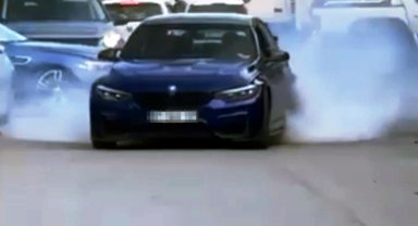 Sanayi sitesinde 'drift'e 46 bin TL ceza