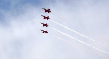 Türk Yıldızları'ndan 23 Nisan provası