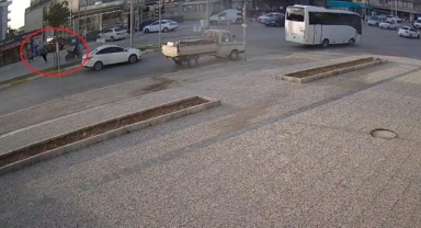 Yola fırlayan çocuğa motosiklet çarptı