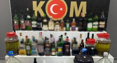 125 litre sahte içki ele geçirildi