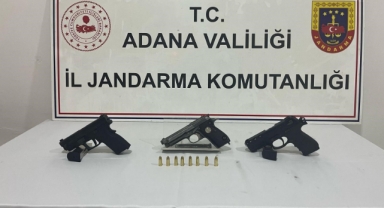 3 ruhsatsız tabanca ele geçirildi