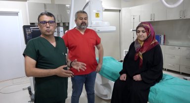 Ameliyatsız yöntemle yeniden yürümeye başladı