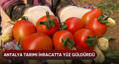 Antalya tarımı ihracatta yüz güldürdü