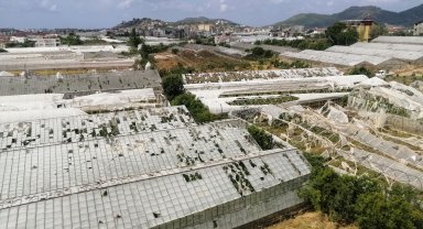 Antalya'da dolu ve hortumun vurduğu tarım alanlarında yaralar sarılmaya çalışılıyor