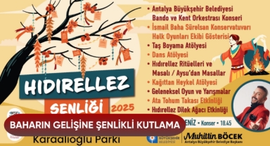 Baharın gelişine şenlikli kutlama