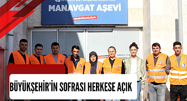 Büyükşehir'in sofrası herkese açık