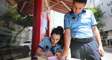 Büyükşehir'den kaldırım işgallerine denetim