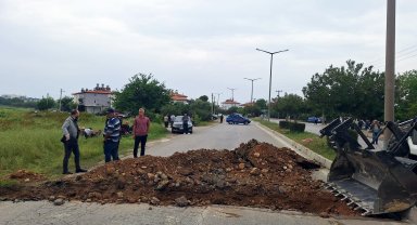 Davayı kazanınca yolu kapattılar