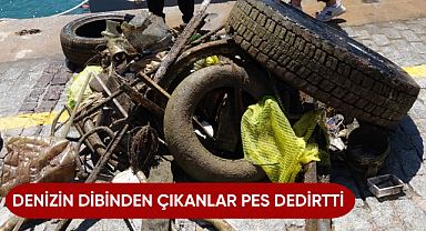 Denizin dibinden çıkanlar pes dedirtti
