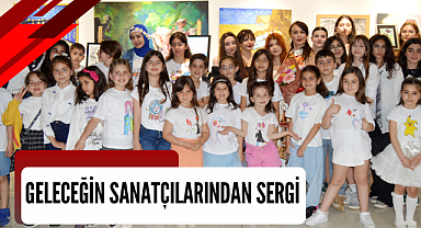Geleceğin sanatçılarından sergi