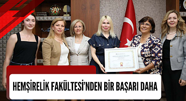 Hemşirelik Fakültesi'nden bir başarı daha