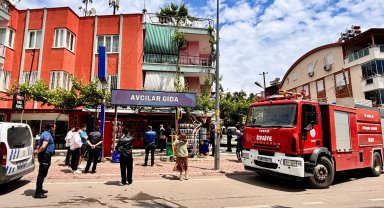 İş yerinde yangın çıktı
