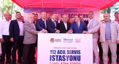 Kepez'de 112 Acil Sağlık İstasyonu'nun temeli atıldı